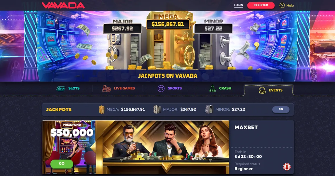 Turnīri un īpašie pasākumi kazino vietnē